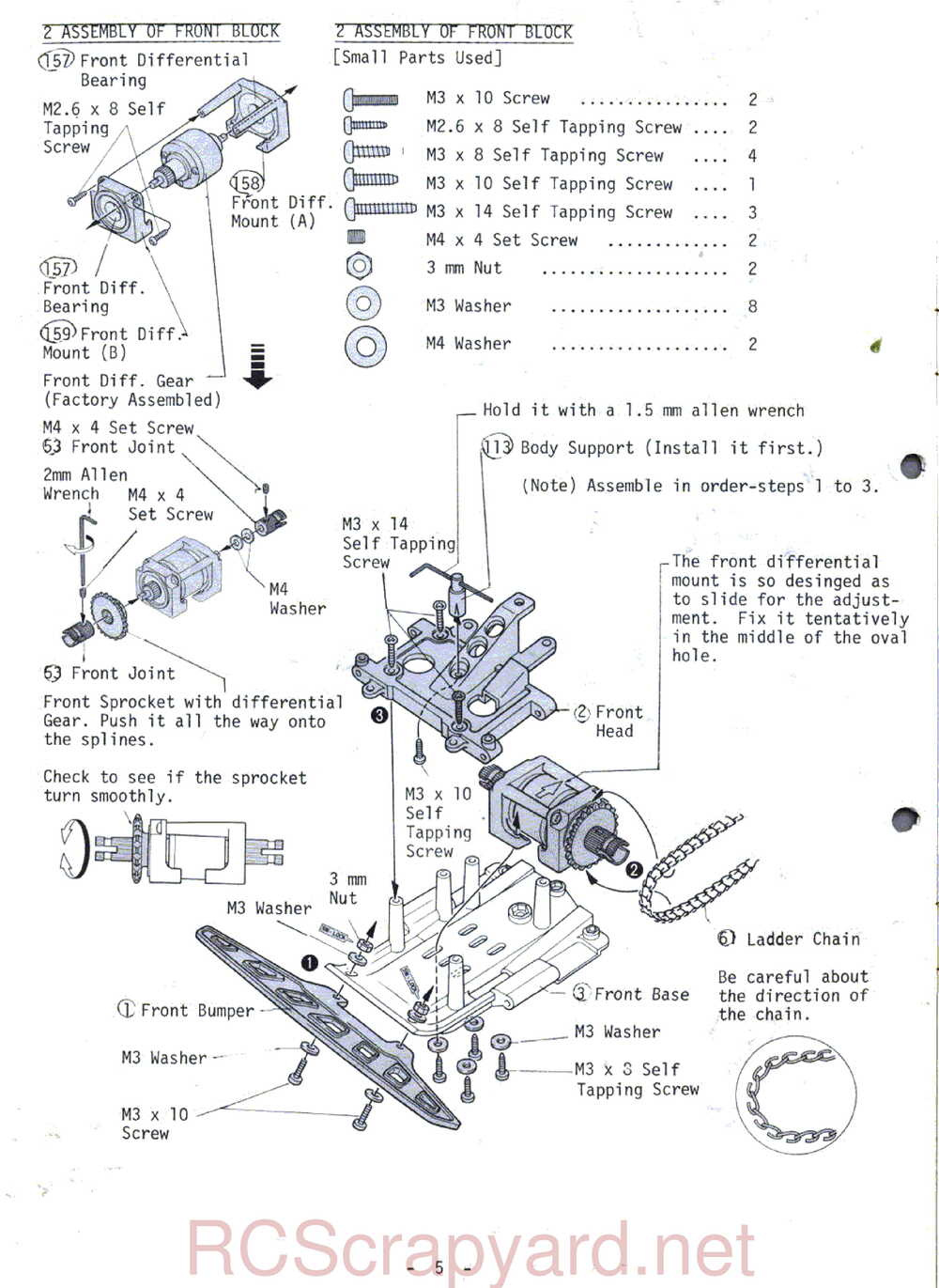 Kyosho - 3068 - Gallop-4WDS - Manual - Page 05