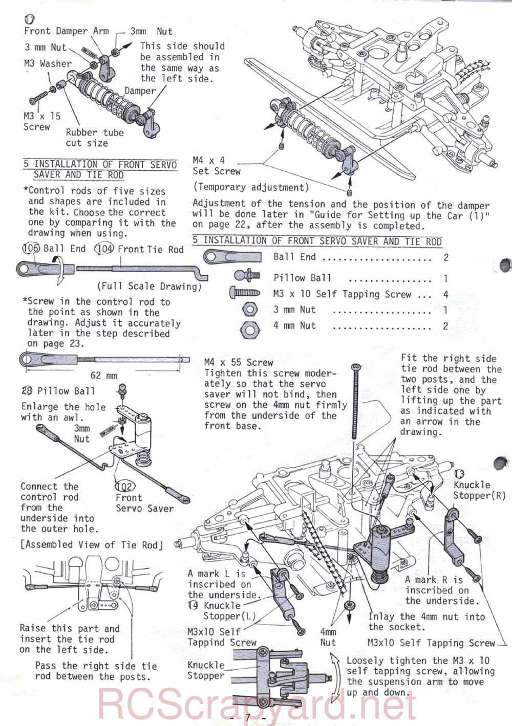 Kyosho - 3068 - Gallop-4WDS - Manual - Page 07