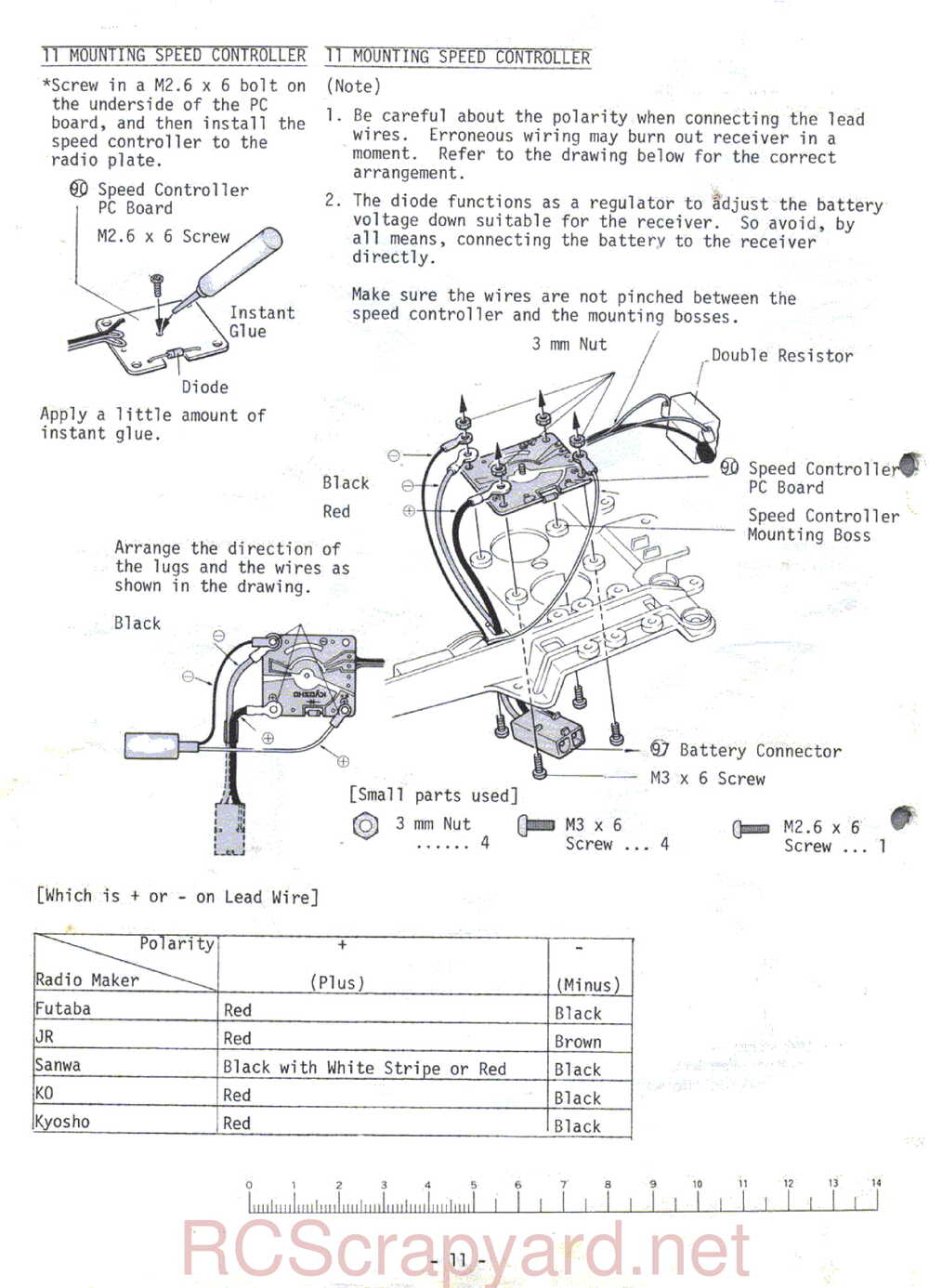 Kyosho - 3068 - Gallop-4WDS - Manual - Page 11