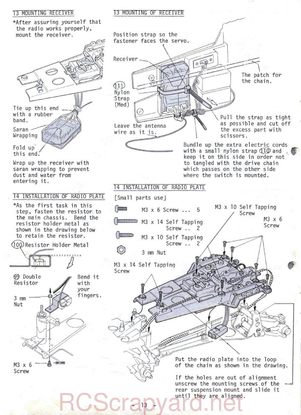 Kyosho - 3068 - Gallop-4WDS - Manual - Page 13