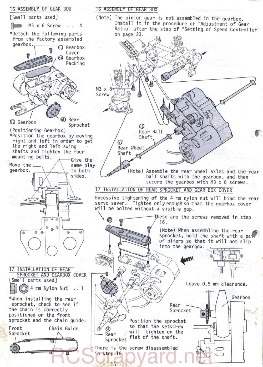 Kyosho - 3068 - Gallop-4WDS - Manual - Page 15