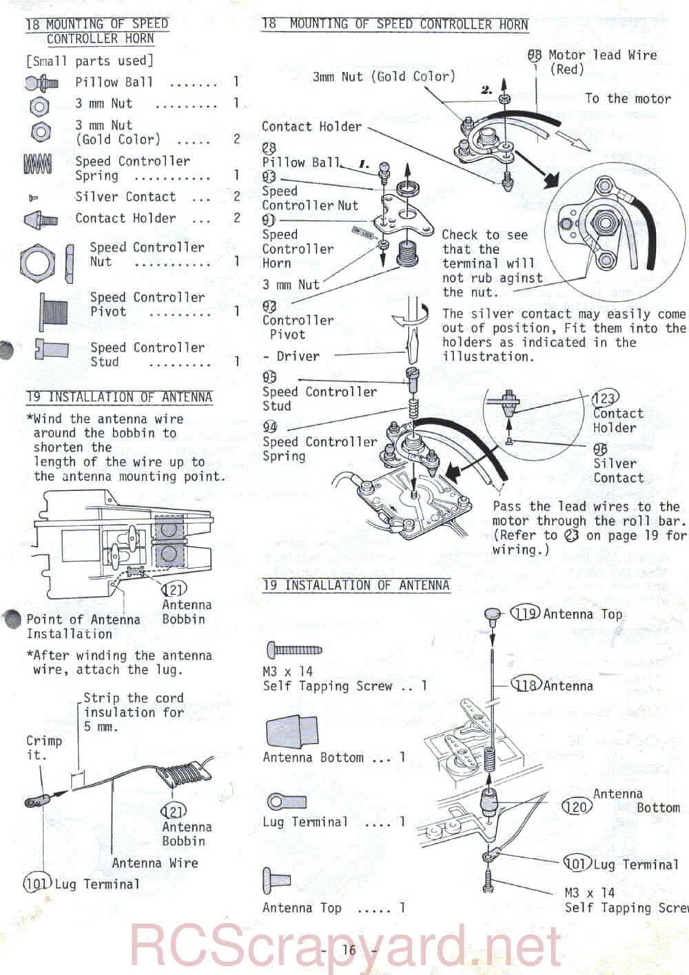 Kyosho - 3068 - Gallop-4WDS - Manual - Page 16
