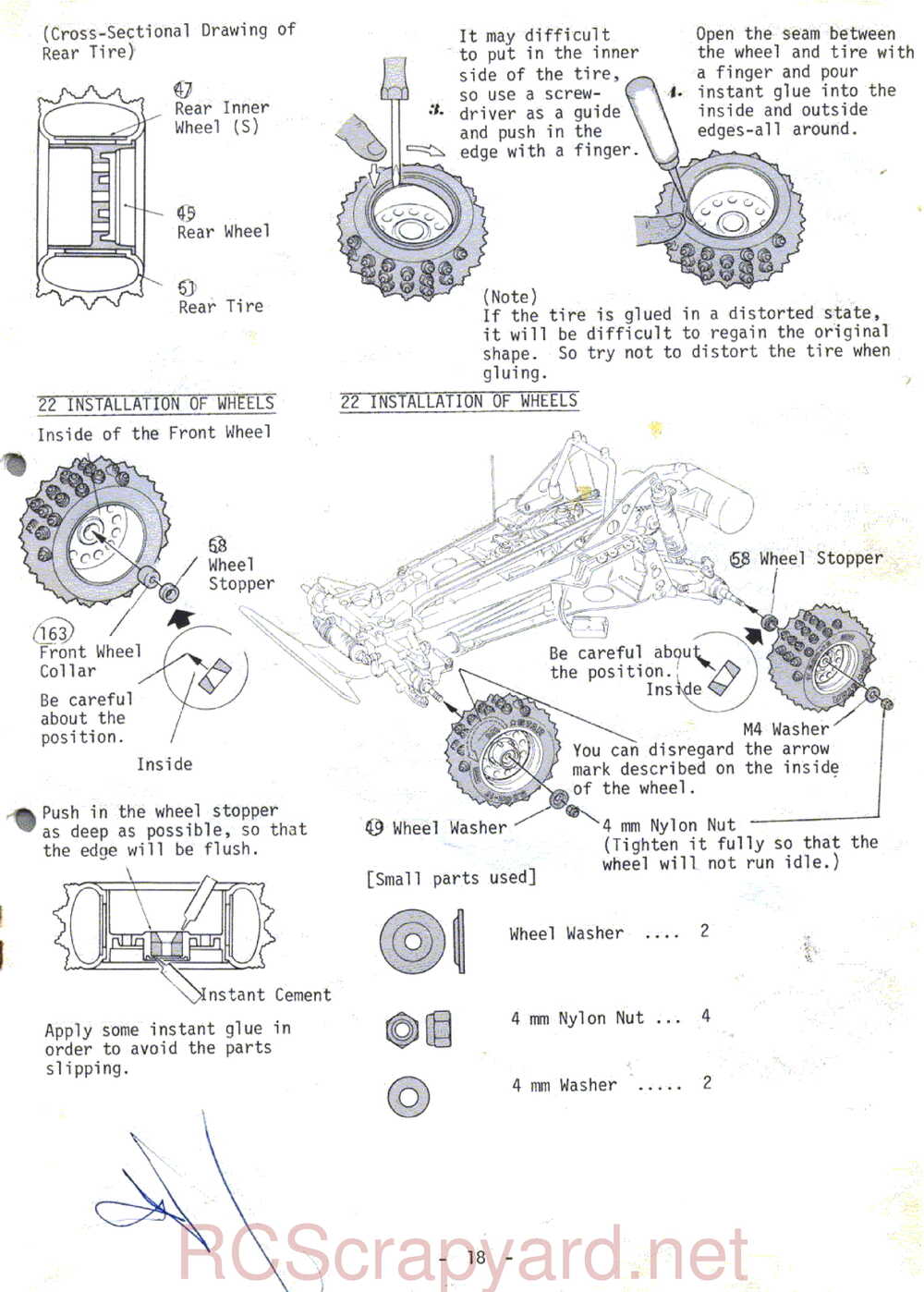Kyosho - 3068 - Gallop-4WDS - Manual - Page 18