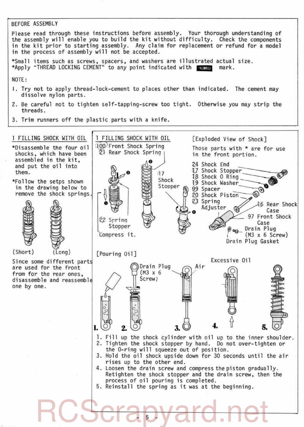 Kyosho - 3069 - Gallop MkII - Manual - Page 05