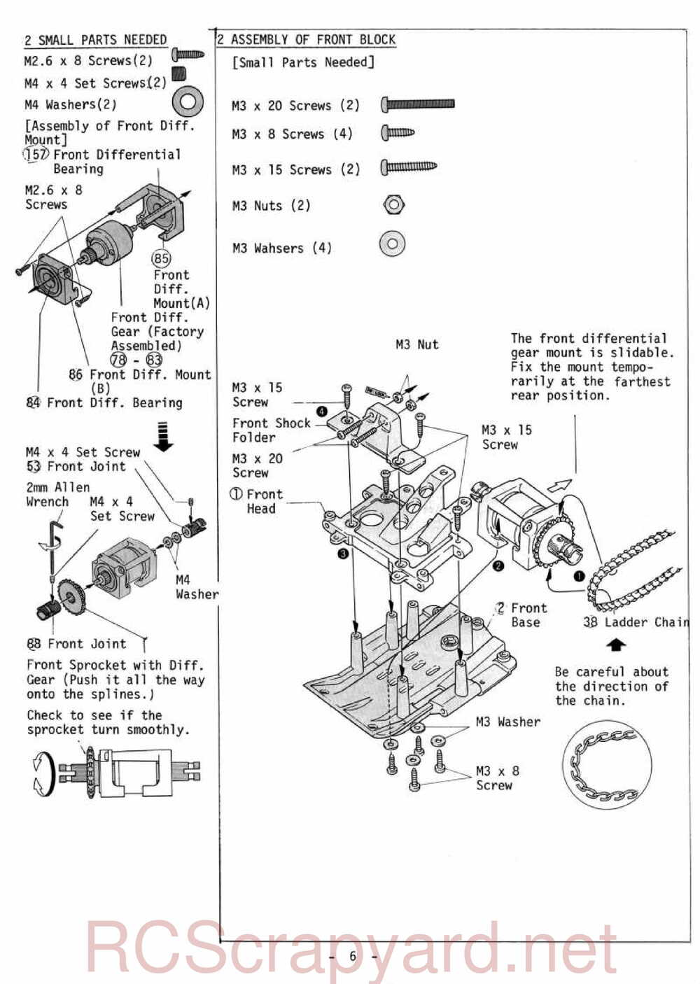 Kyosho - 3069 - Gallop MkII - Manual - Page 06