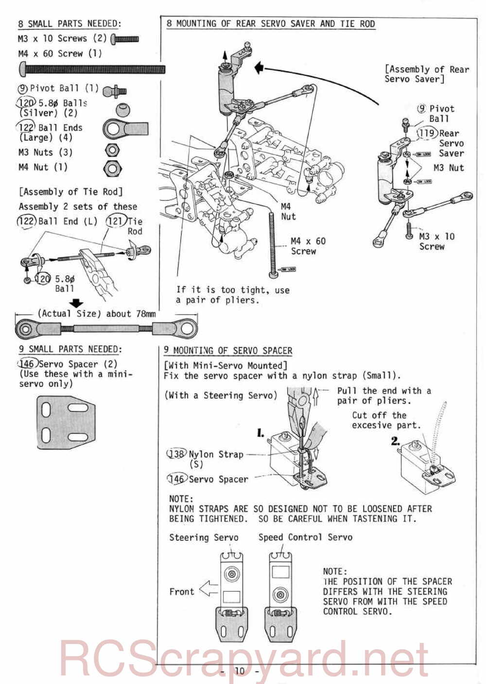 Kyosho - 3069 - Gallop MkII - Manual - Page 10