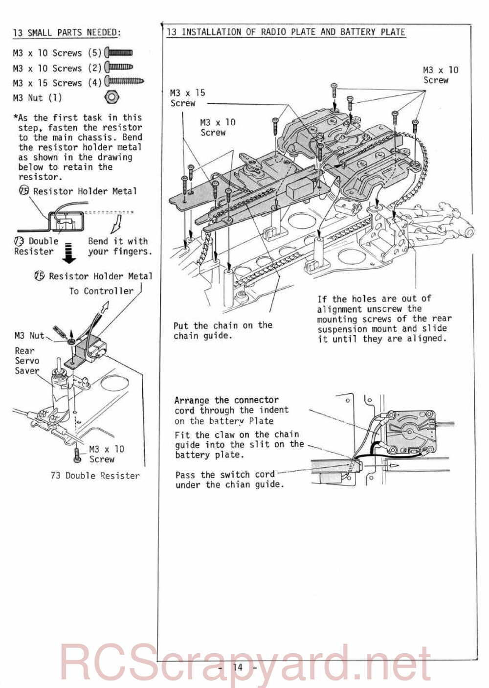 Kyosho - 3069 - Gallop MkII - Manual - Page 14