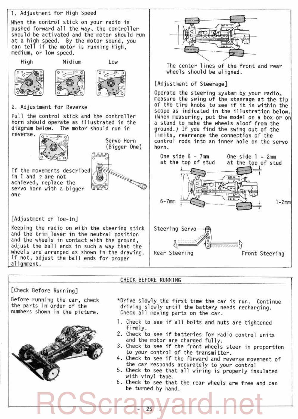 Kyosho - 3069 - Gallop MkII - Manual - Page 25
