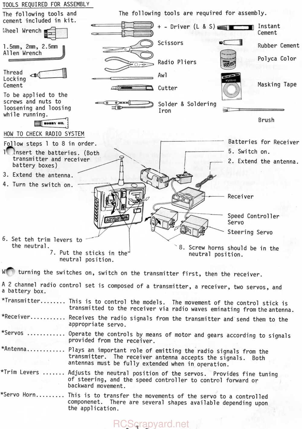 Kyosho - 3074-3075 - Fantom EP 4WD Ext - Manual - Page 03