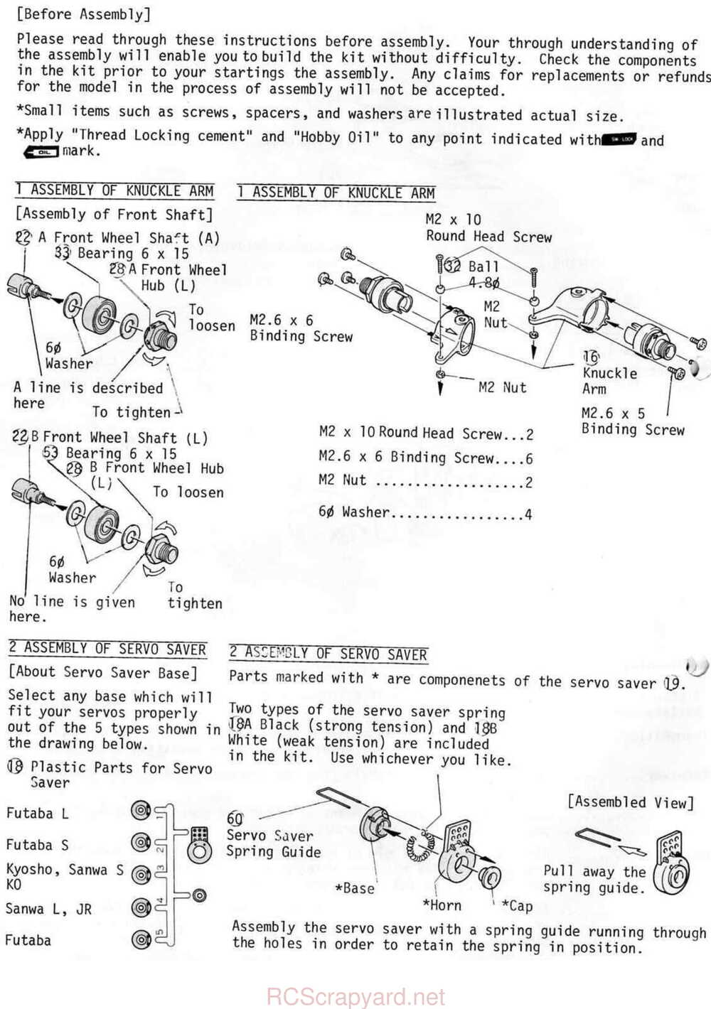 Kyosho - 3074-3075 - Fantom EP 4WD Ext - Manual - Page 04