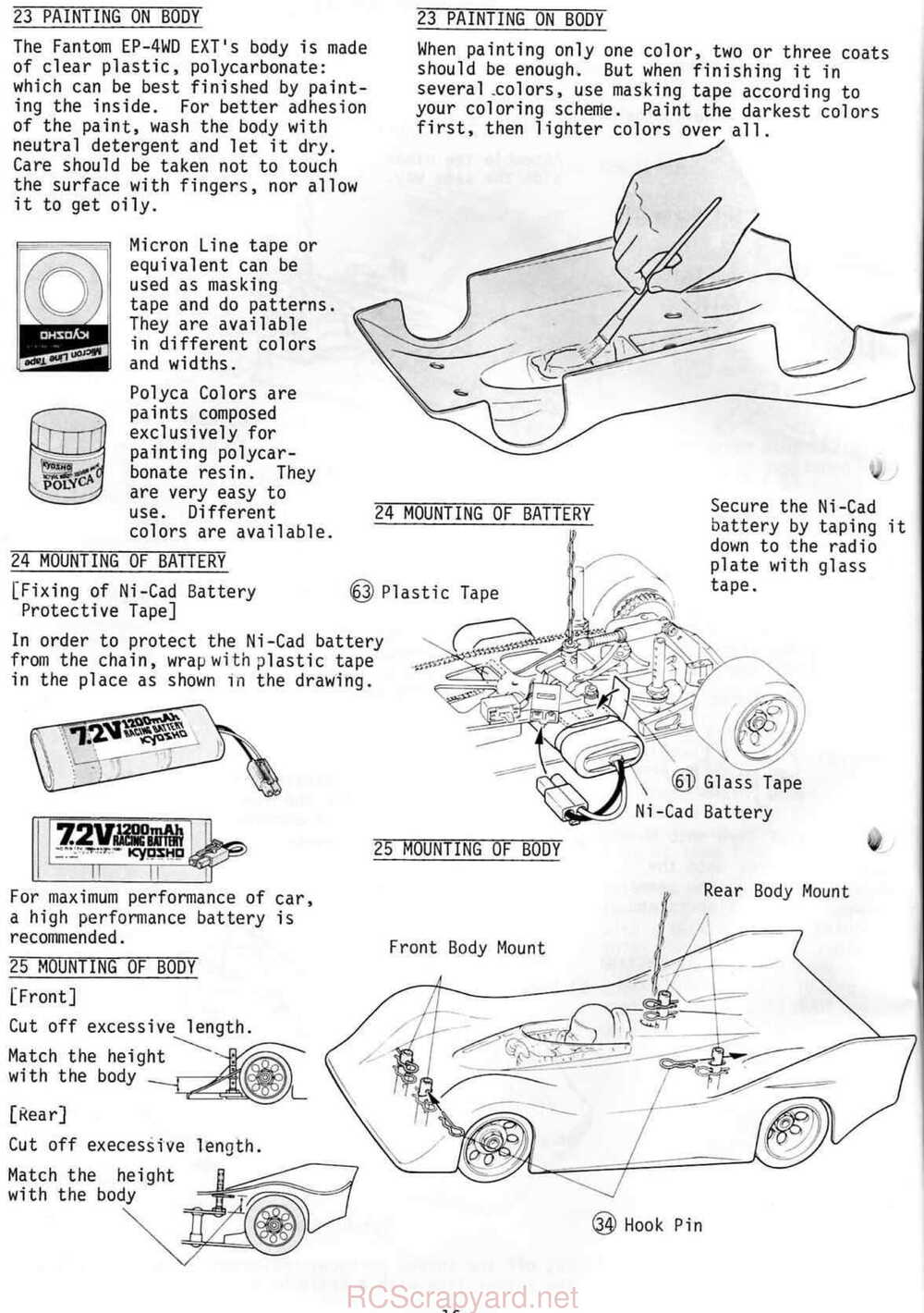 Kyosho - 3074-3075 - Fantom EP 4WD Ext - Manual - Page 16