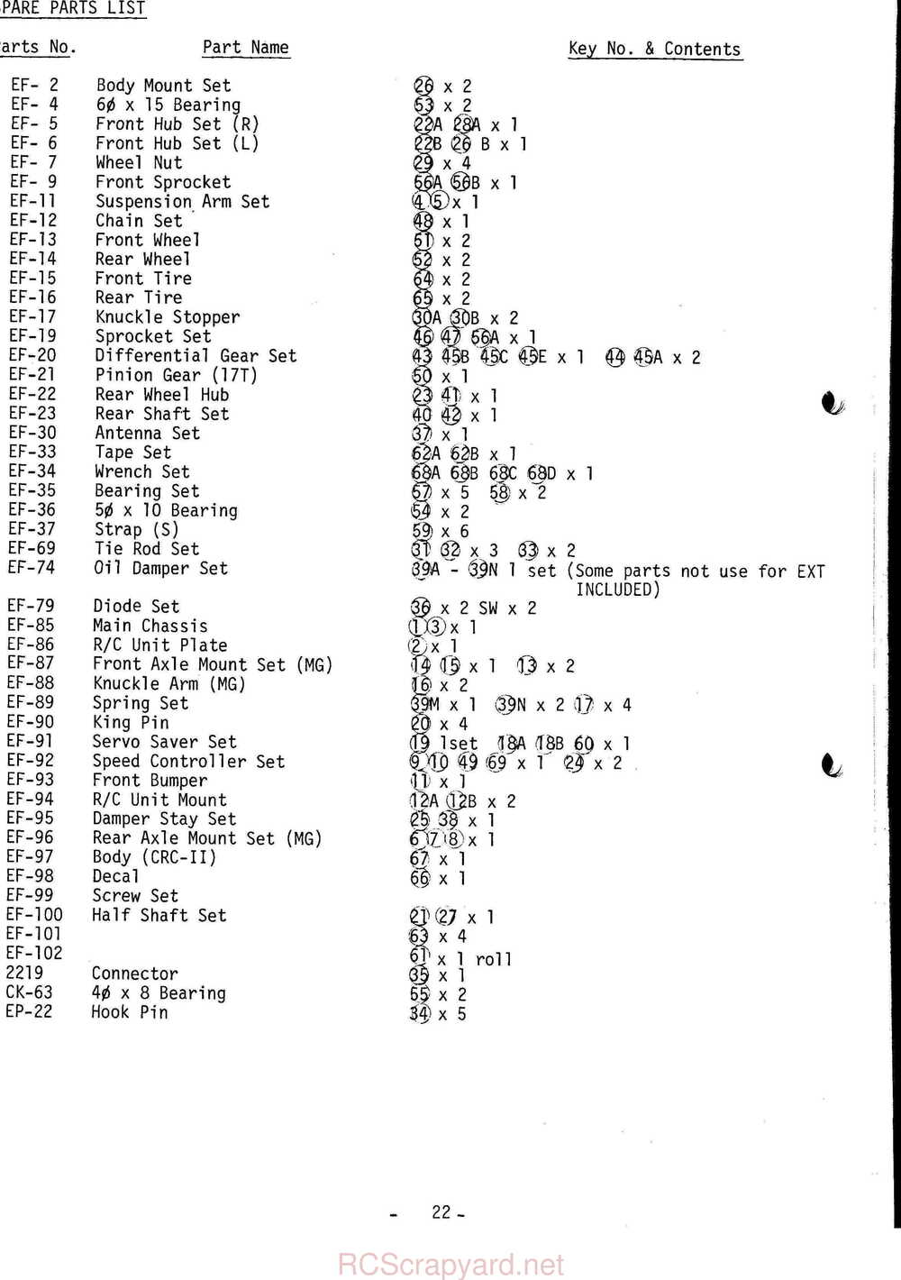 Kyosho - 3074-3075 - Fantom EP 4WD Ext - Manual - Page 22