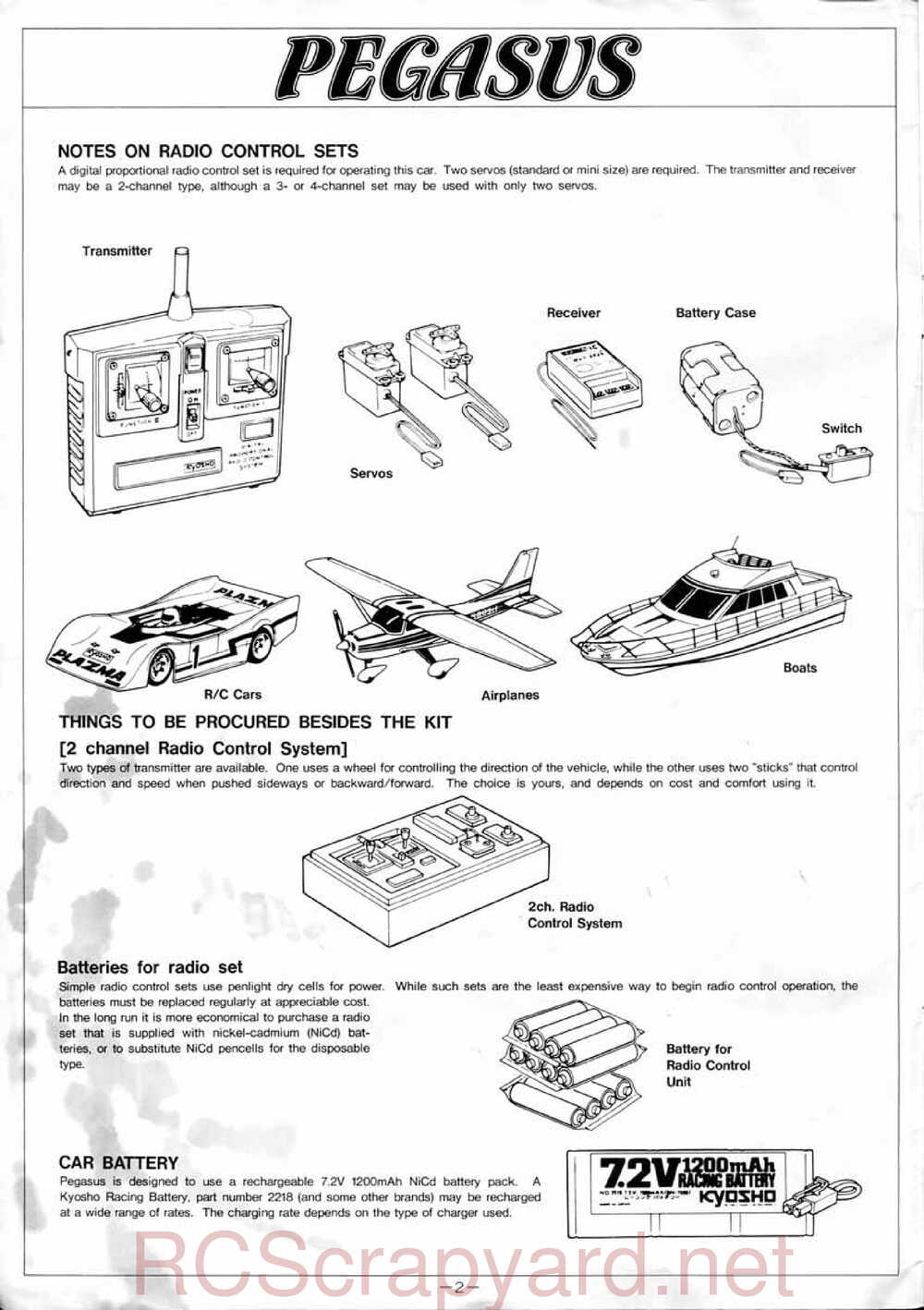 Kyosho - 3082 - Pegasus - Manual - Page 02