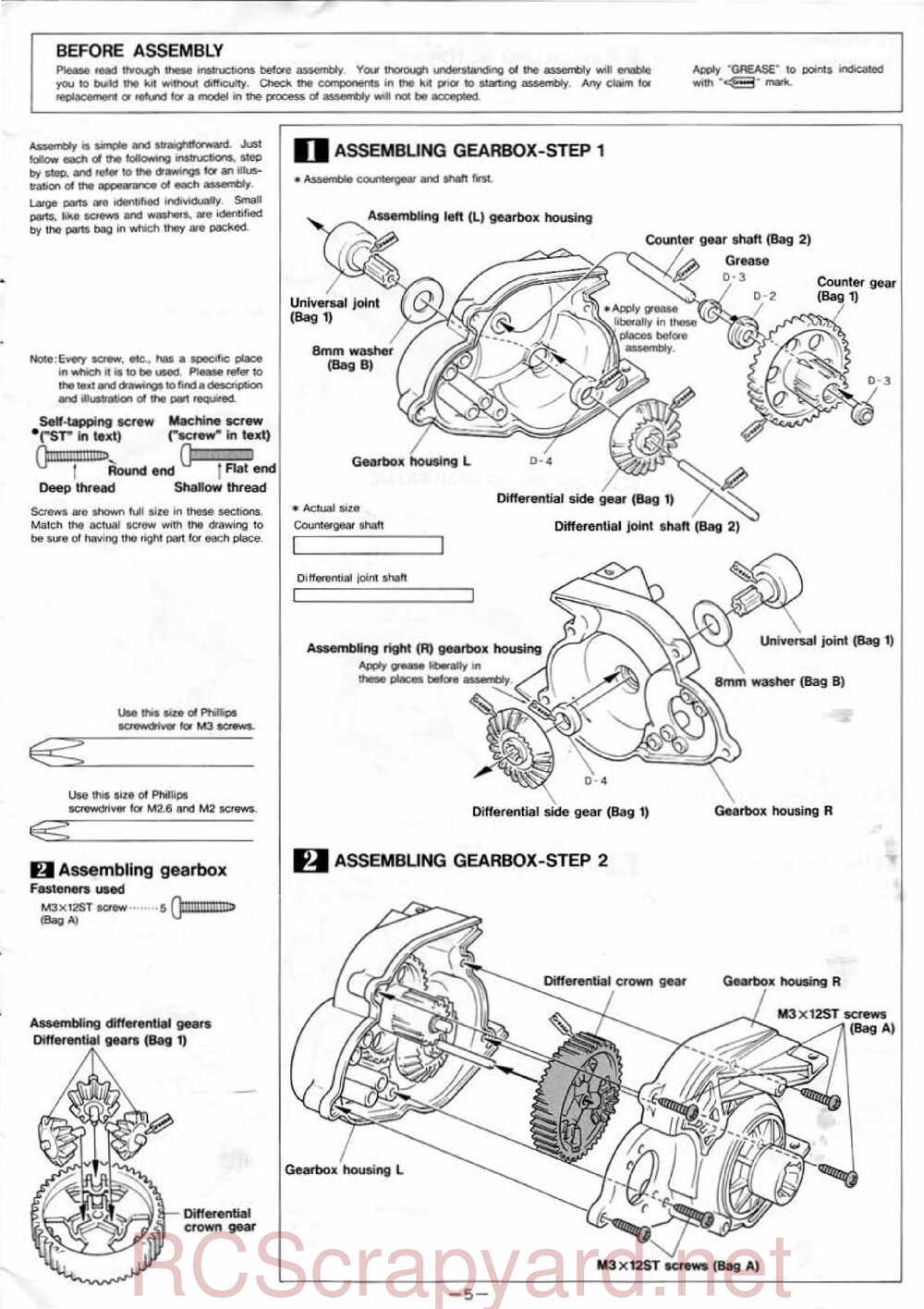 Kyosho - 3082 - Pegasus - Manual - Page 05