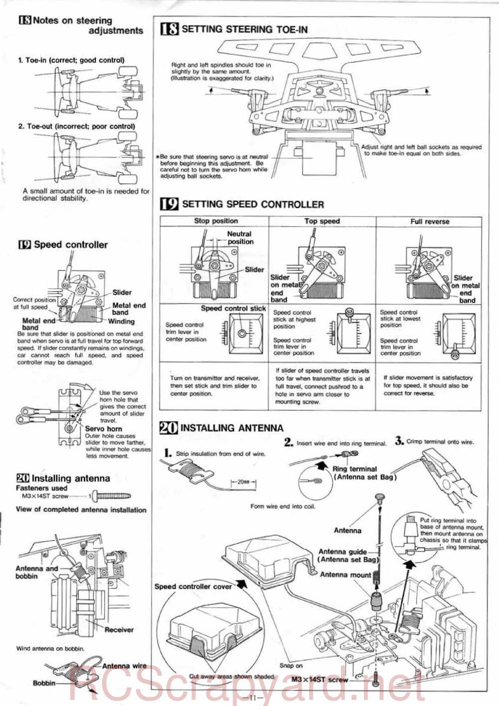 Kyosho - 3082 - Pegasus - Manual - Page 11