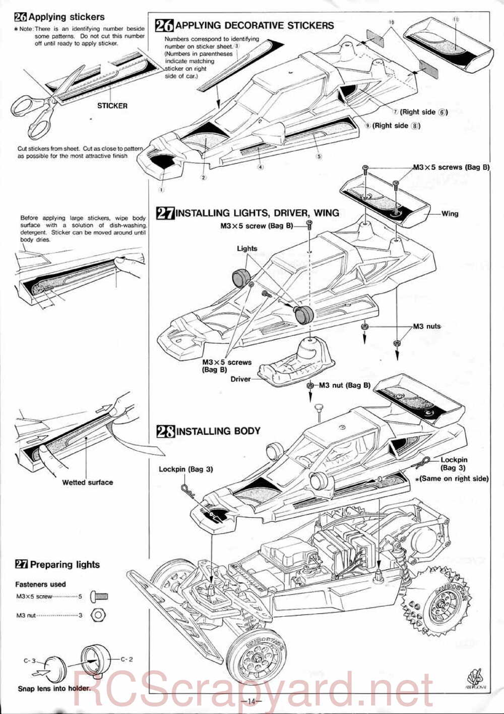 Kyosho - 3082 - Pegasus - Manual - Page 14