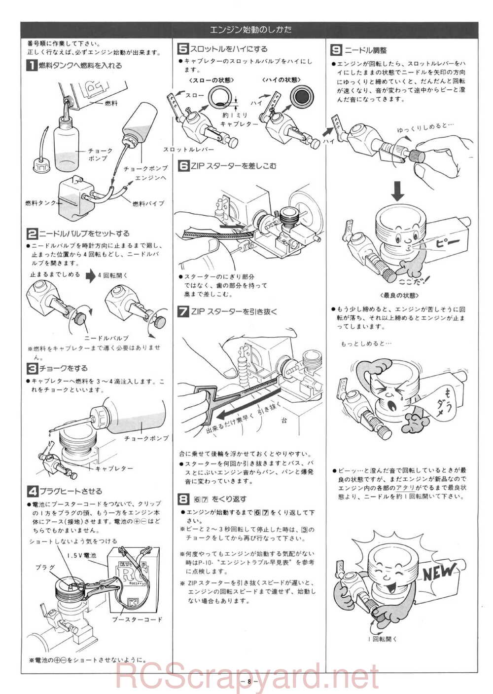 Kyosho - 3085 - Minitz-06 - Datsun-Stepside - Manual - Page 08