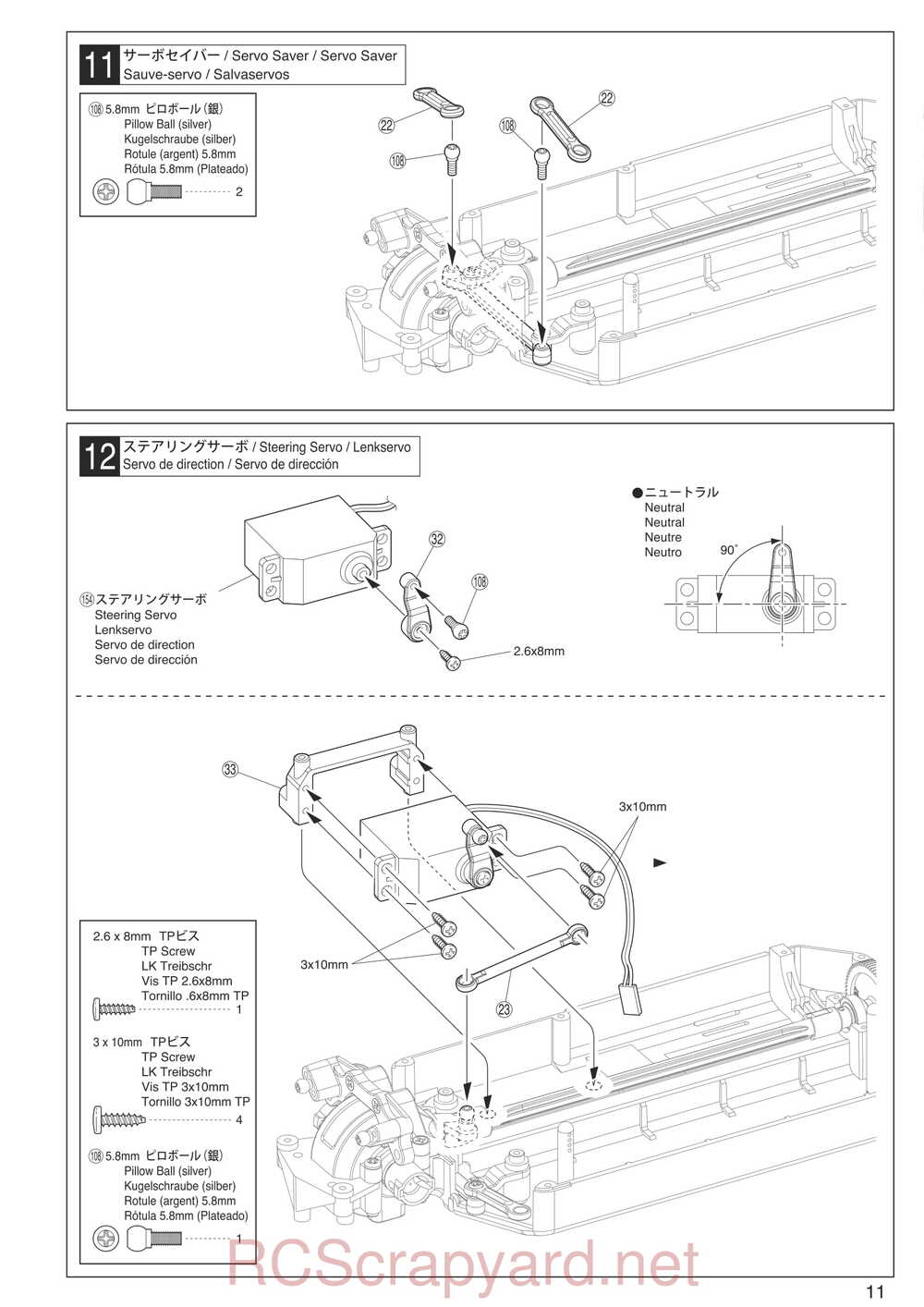 Kyosho - 30903 - EP FAZER - Manual - Page 11