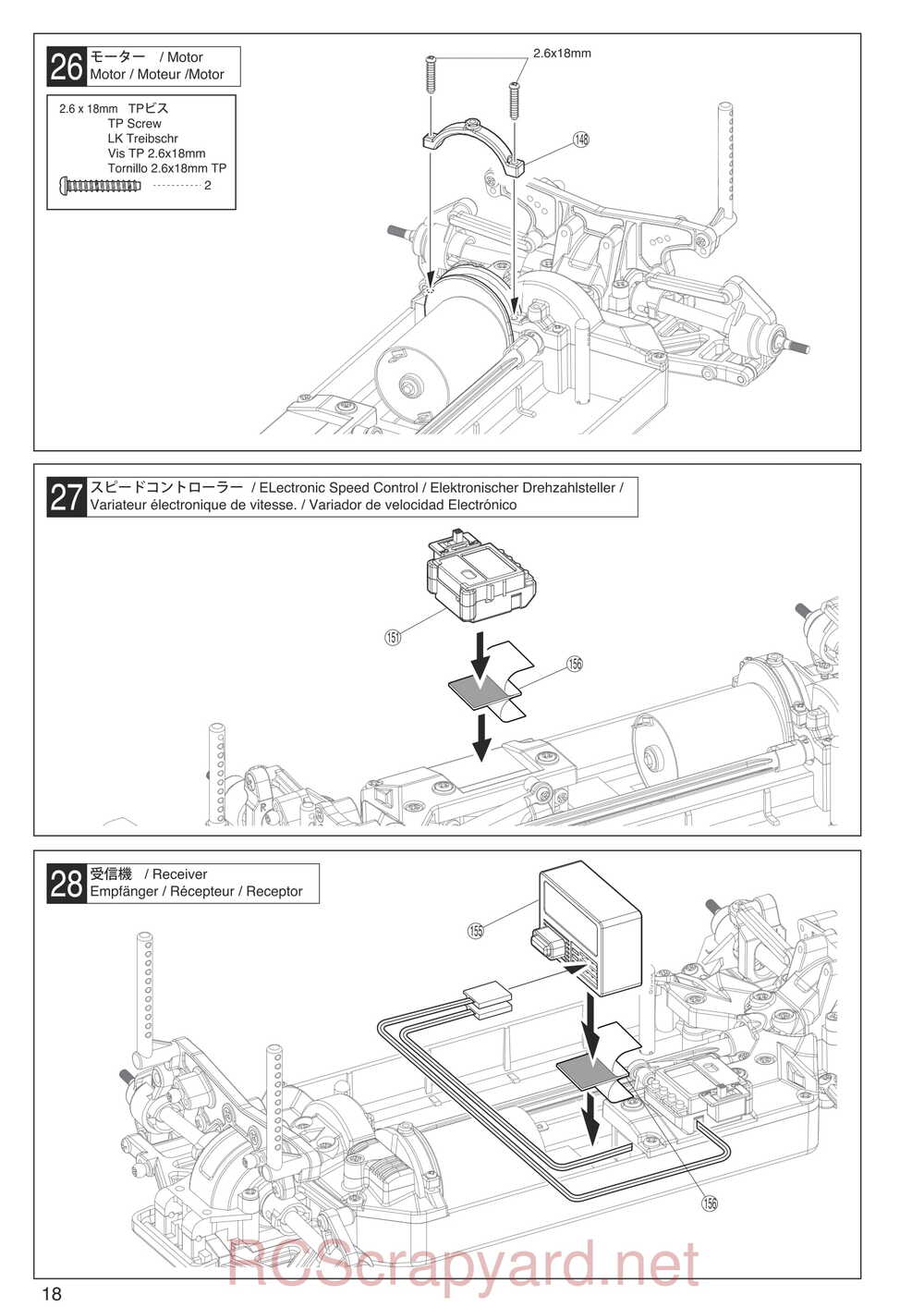 Kyosho - 30903 - EP FAZER - Manual - Page 18