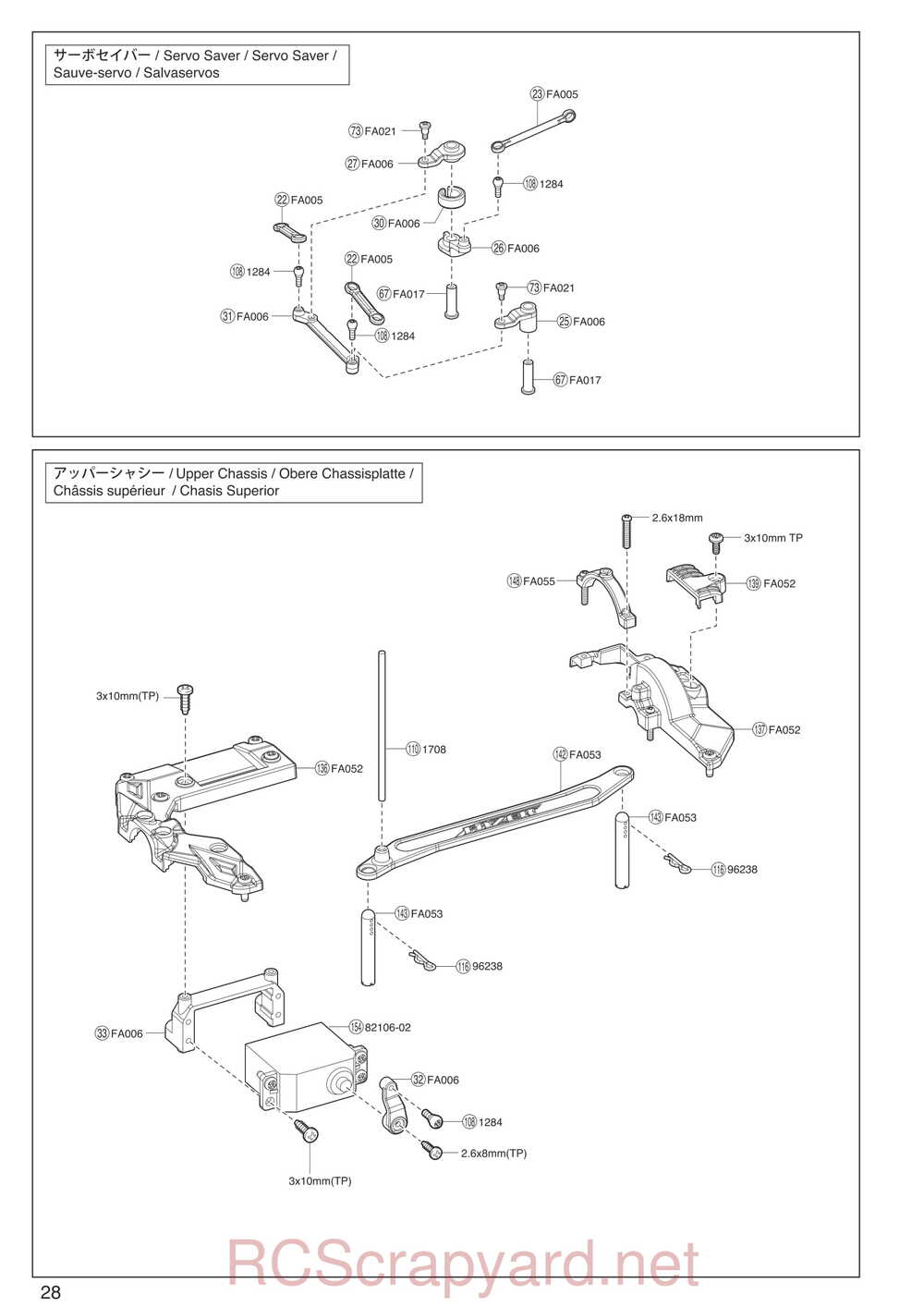 Kyosho - 30903 - EP FAZER - Manual - Page 28