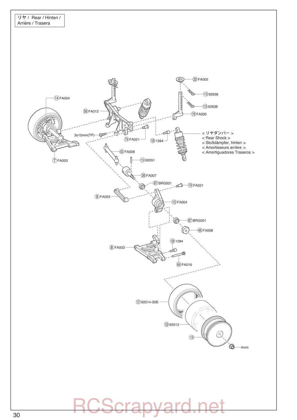 Kyosho - 30903 - EP FAZER - Manual - Page 30