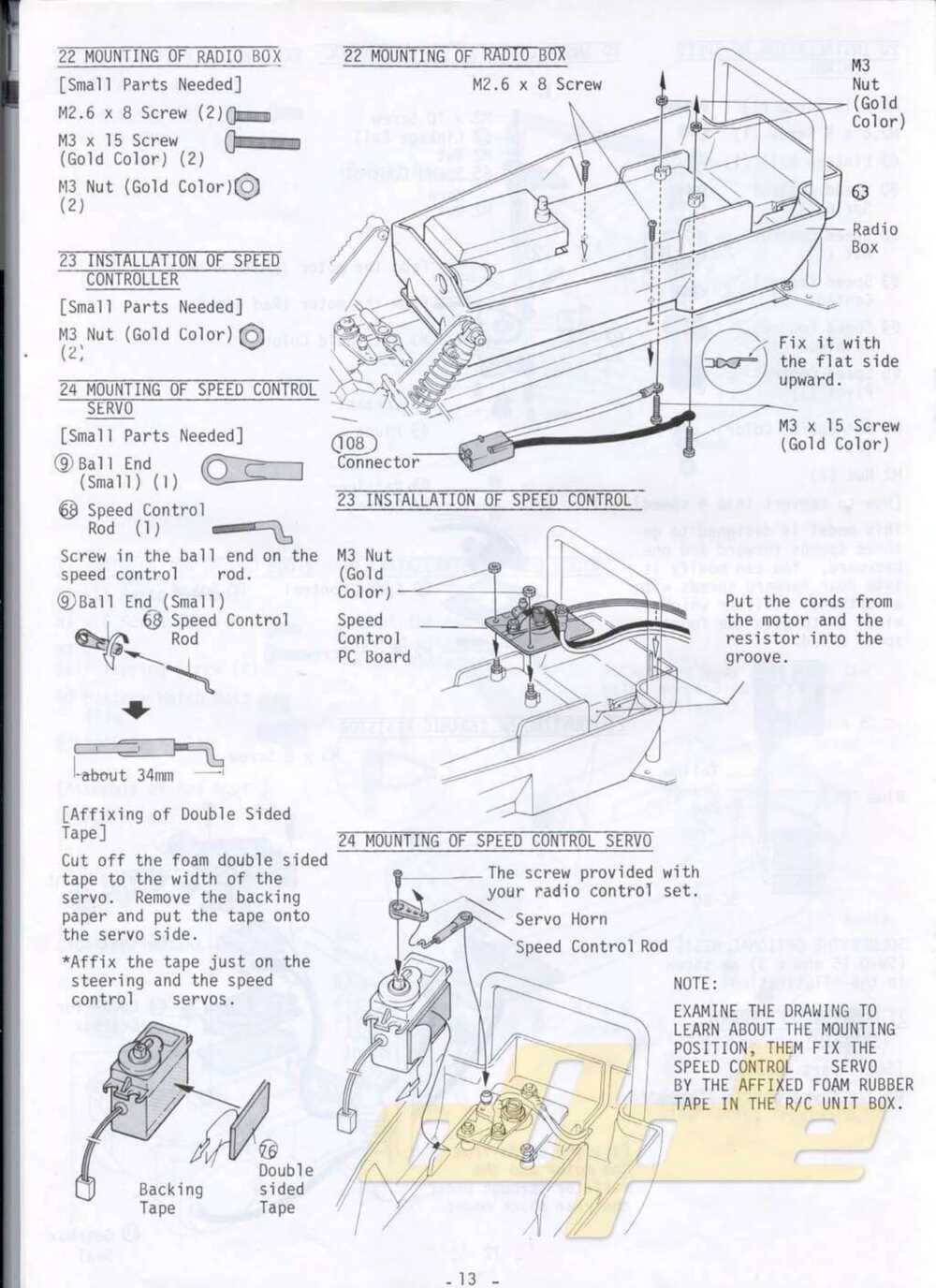 Kyosho - 3091 - Turbo-Scorpion - Manual - Page 12