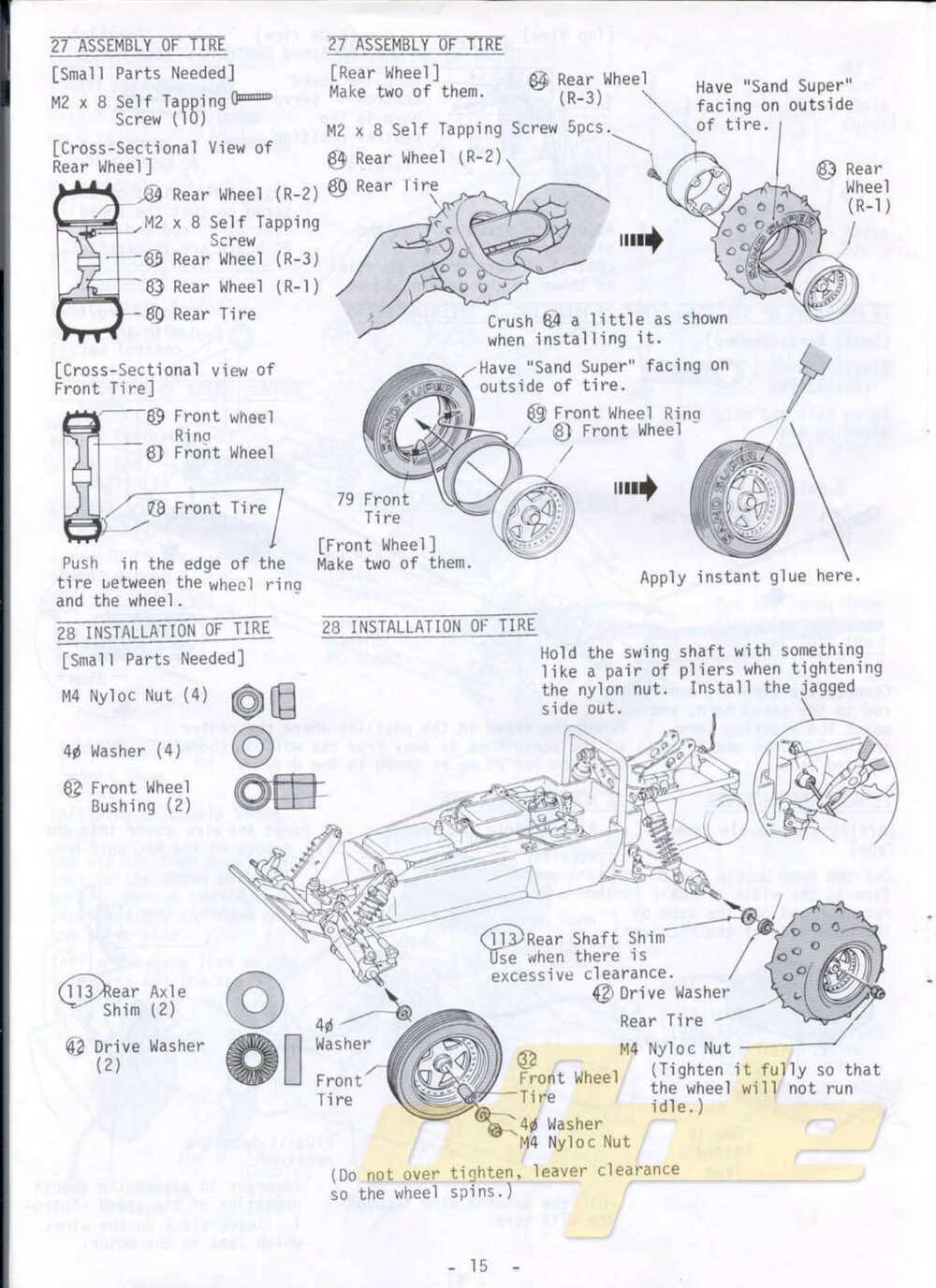 Kyosho - 3091 - Turbo-Scorpion - Manual - Page 14
