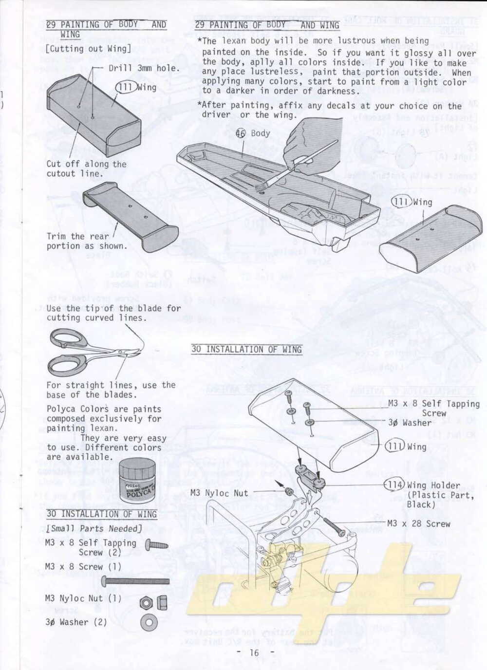 Kyosho - 3091 - Turbo-Scorpion - Manual - Page 15