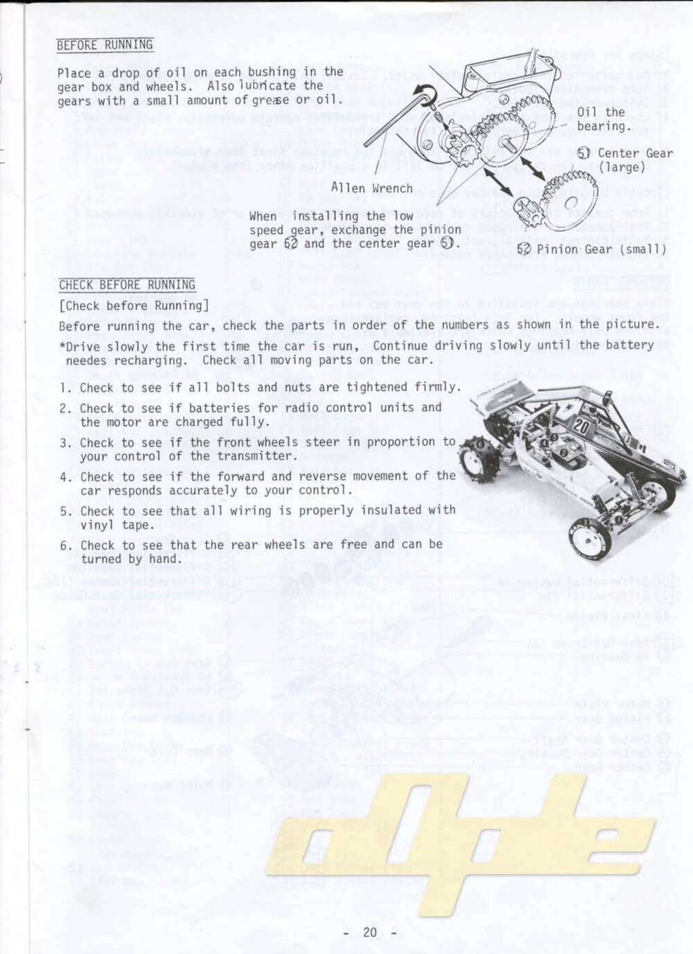 Kyosho - 3091 - Turbo-Scorpion - Manual - Page 19