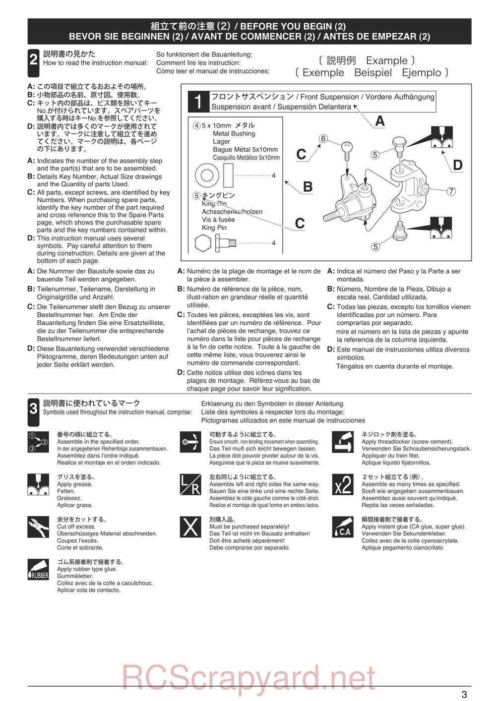 Kyosho - 30912 - EP Fazer Rally - Manual - Page 03
