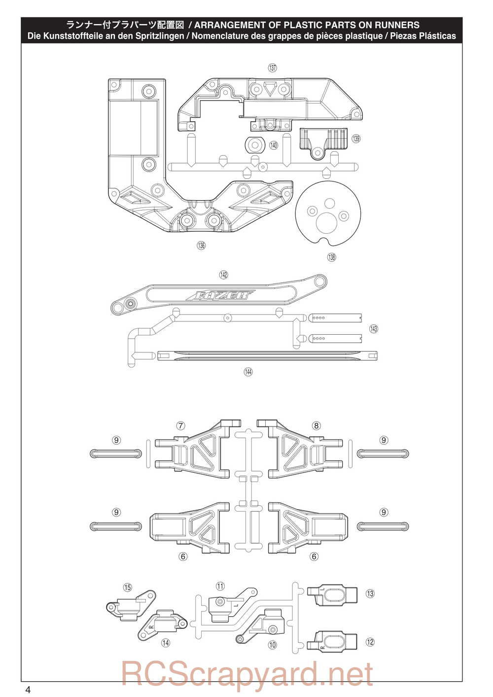 Kyosho - 30912 - EP Fazer Rally - Manual - Page 04