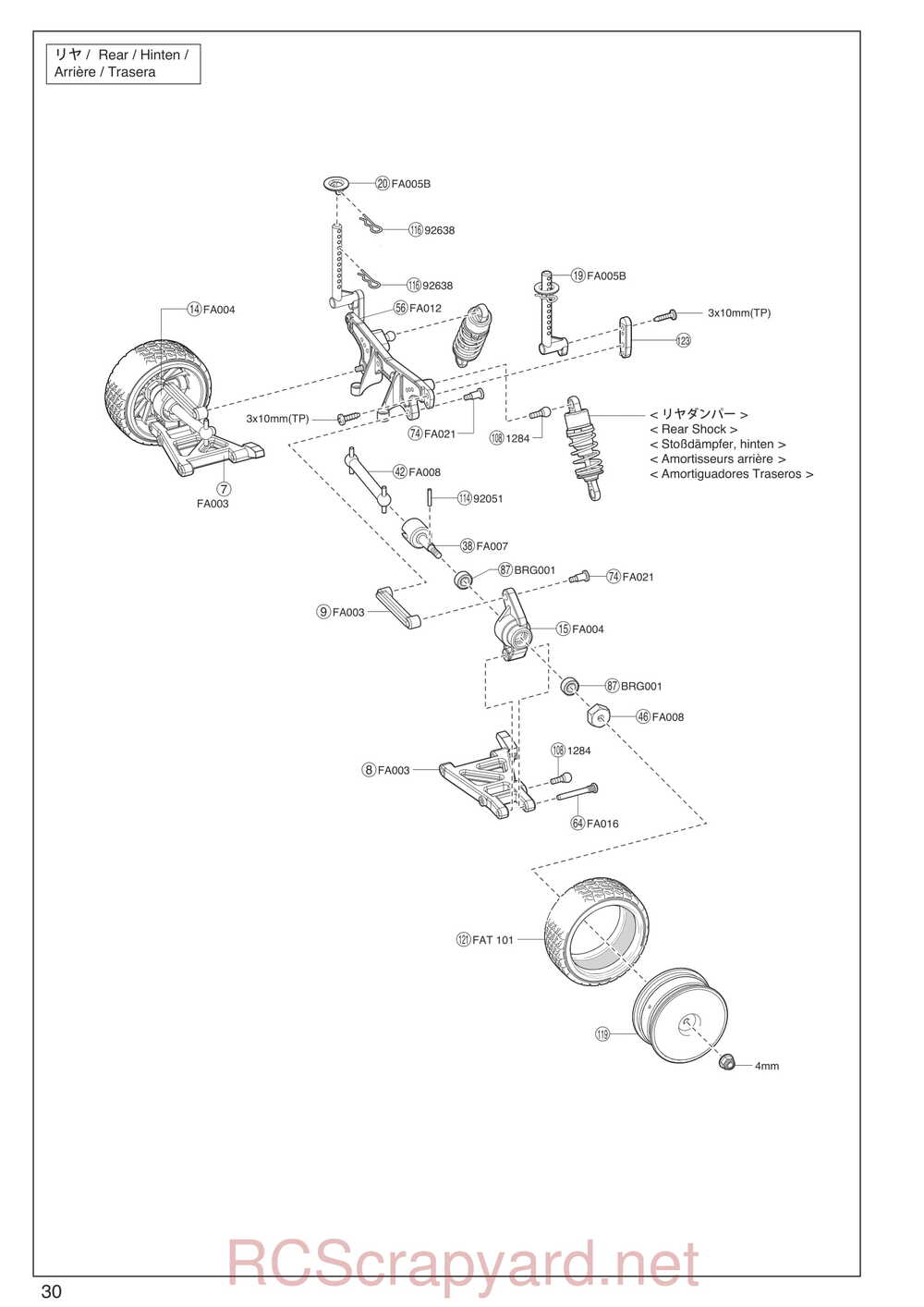 Kyosho - 30912 - EP Fazer Rally - Manual - Page 30