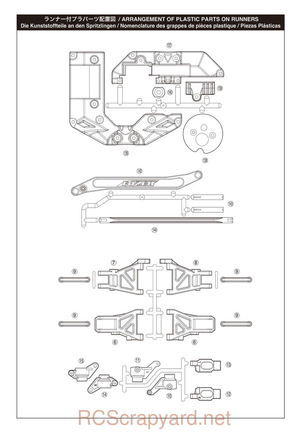 Kyosho - 30913 - 30914 - EP FAZER VE-X - Manual - Page 05