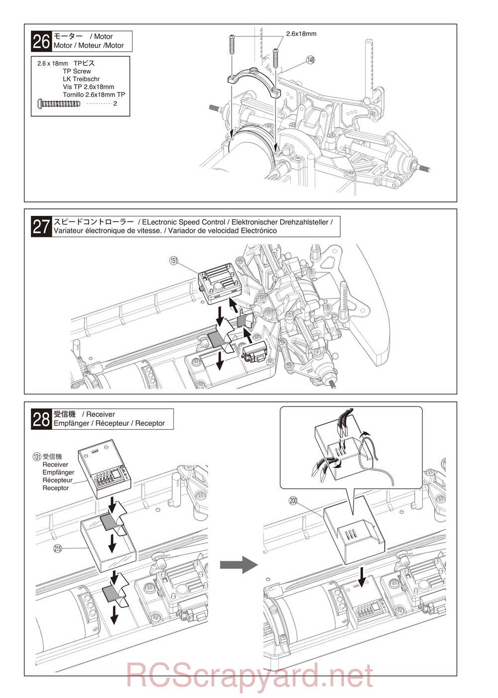 Kyosho - 30913 - 30914 - EP FAZER VE-X - Manual - Page 19