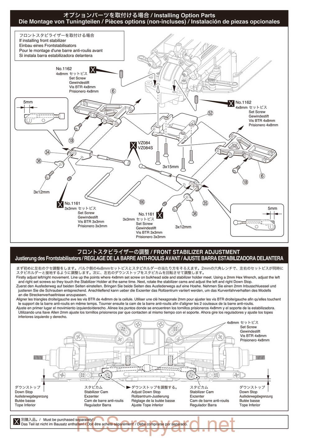 Kyosho - 30913 - 30914 - EP FAZER VE-X - Manual - Page 26