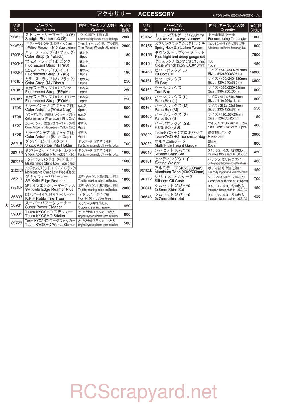 Kyosho - 30913 - 30914 - EP FAZER VE-X - Manual - Page 39