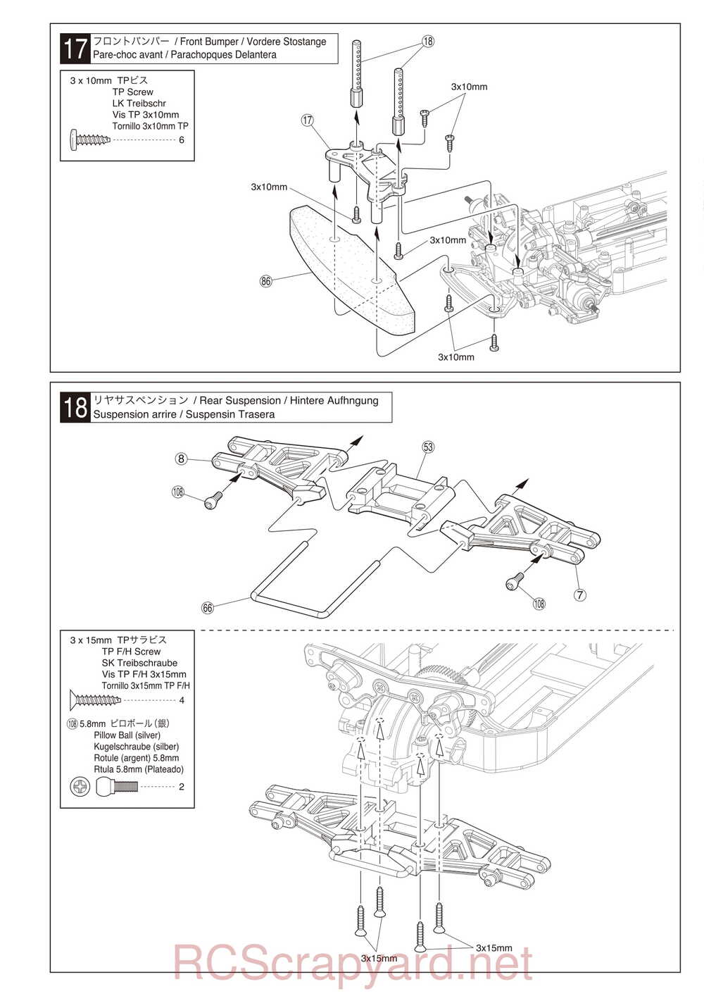 Kyosho - 30915 - 30916 - EP FAZER-VE - Manual - Page 15