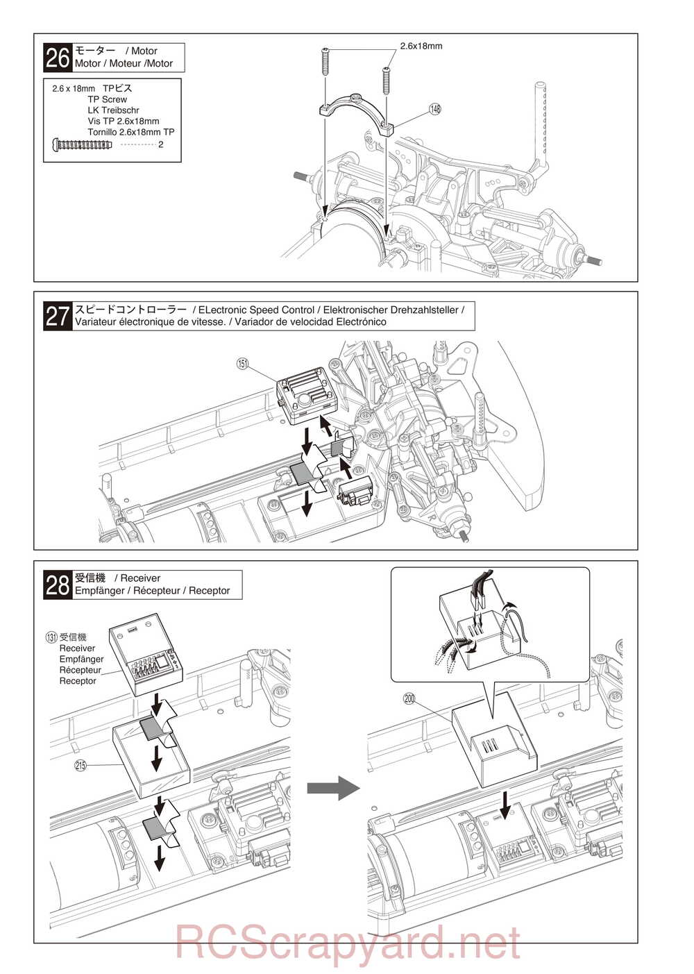 Kyosho - 30915 - 30916 - EP FAZER-VE - Manual - Page 19