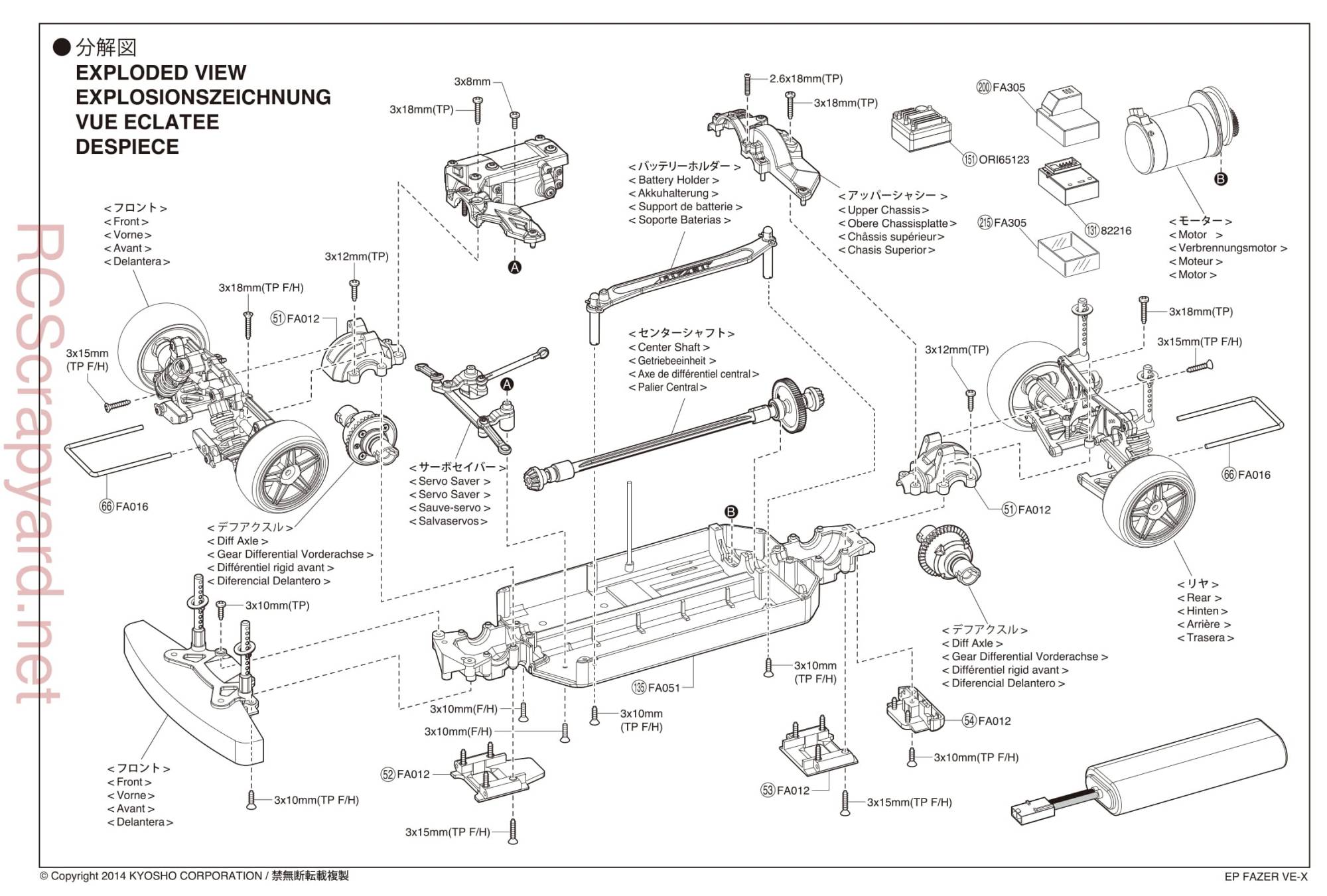 Kyosho - 30915 - 30916 - EP FAZER-VE - Manual - Page 27