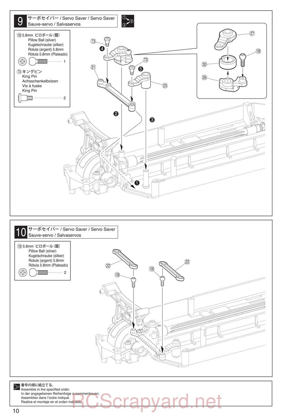Kyosho - 30930T1 - EP Fazer KOBRA - Manual - Page 10