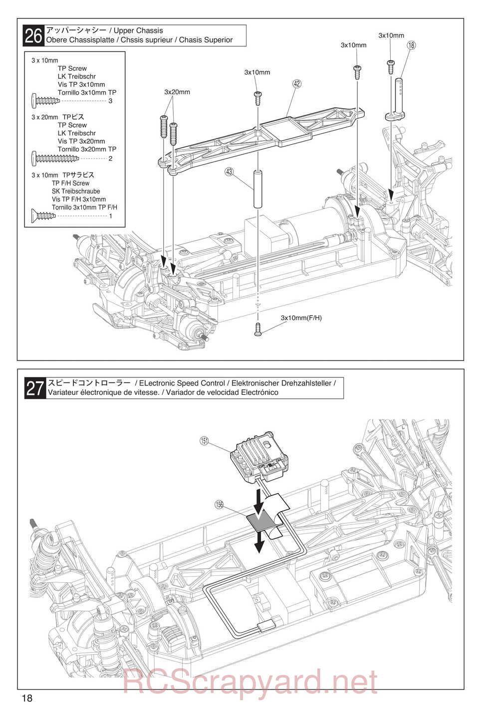 Kyosho - 30930T1 - EP Fazer KOBRA - Manual - Page 18