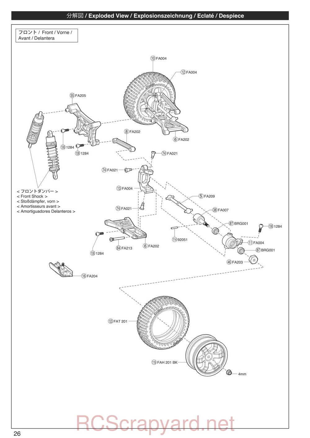 Kyosho - 30930T1 - EP Fazer KOBRA - Manual - Page 26