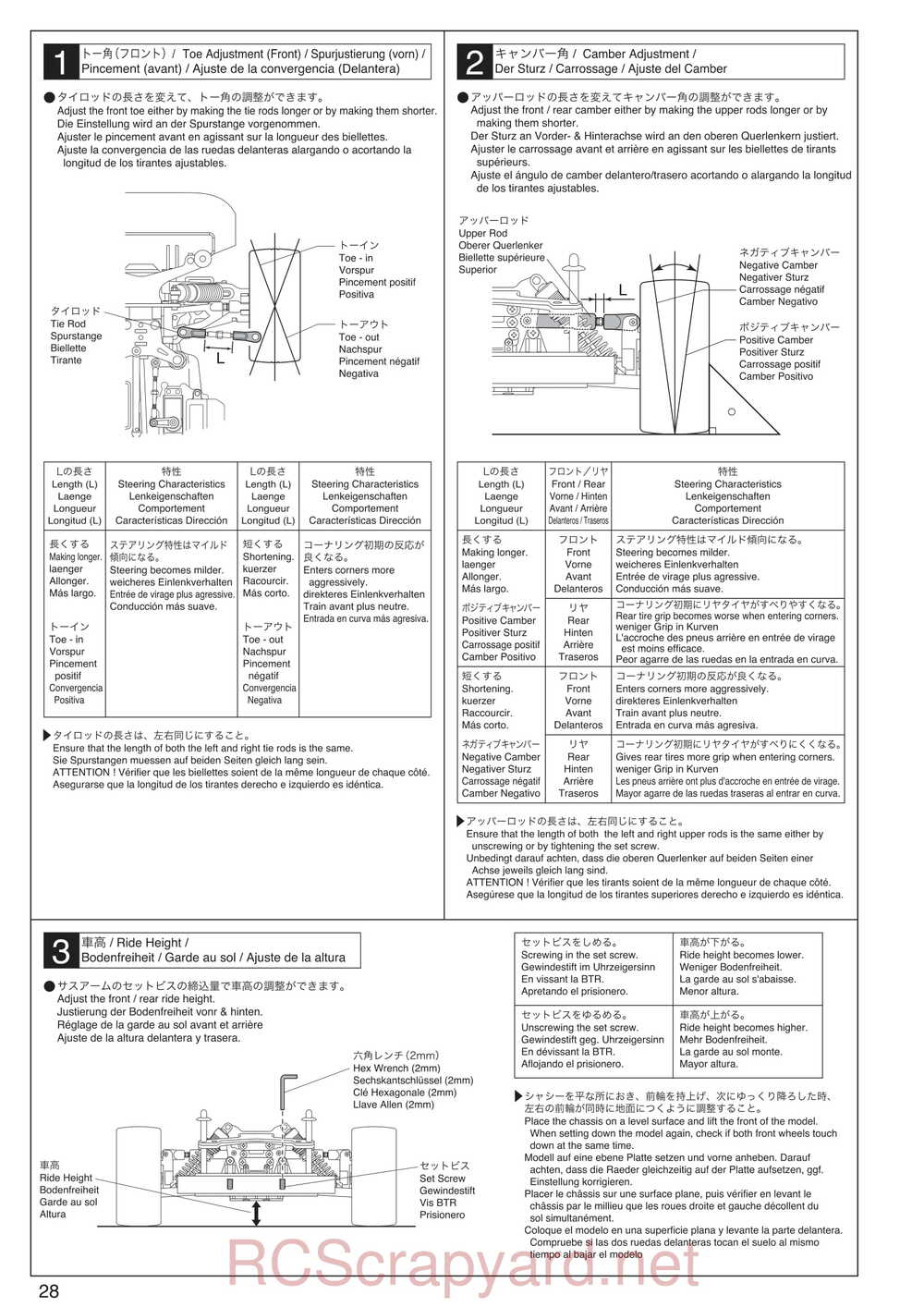 Kyosho - 30935 - Inferno GT2 VE Race-Spec - Manual - Page 28
