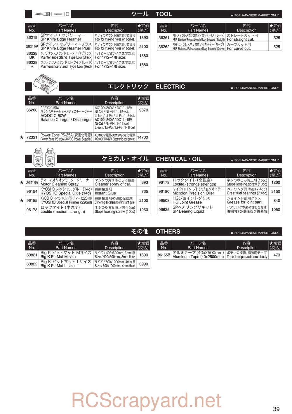 Kyosho - 30935 - Inferno GT2 VE Race-Spec - Manual - Page 39