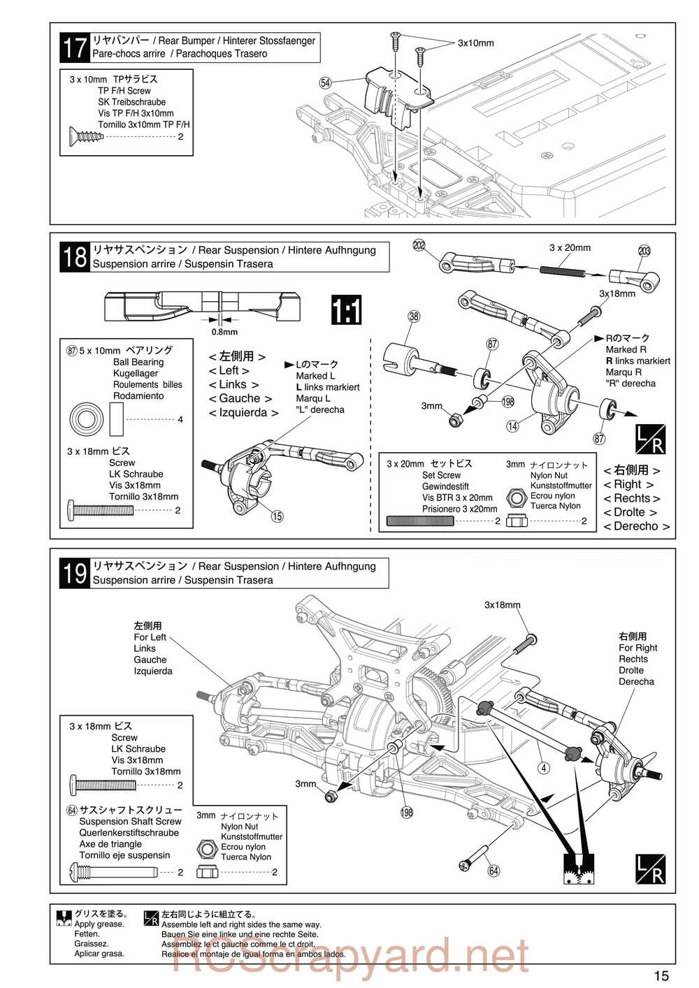Kyosho - 30992 - EP Fazer Rage VE - Manual - Page 15