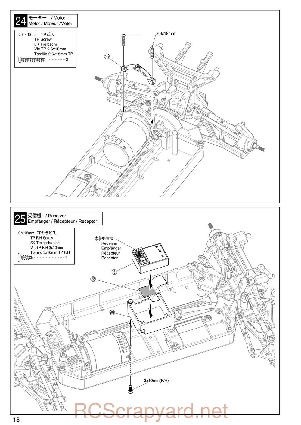 Kyosho - 30992 - EP Fazer Rage VE - Manual - Page 18