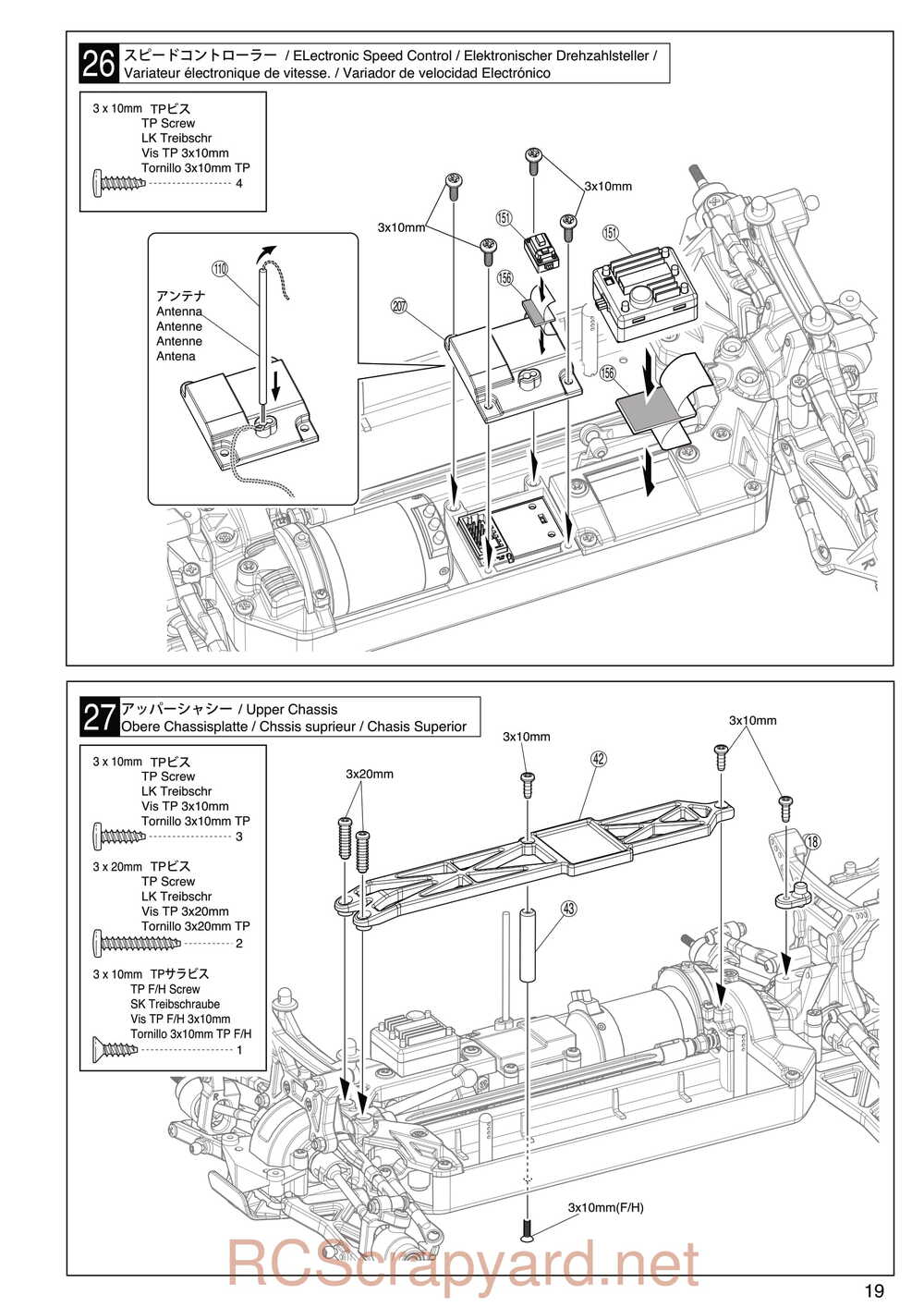 Kyosho - 30992 - EP Fazer Rage VE - Manual - Page 19