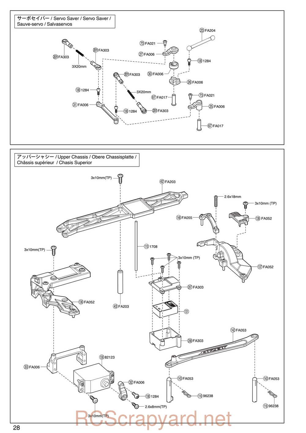 Kyosho - 30992 - EP Fazer Rage VE - Manual - Page 28