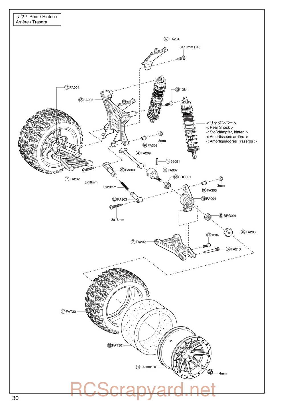 Kyosho - 30992 - EP Fazer Rage VE - Manual - Page 30