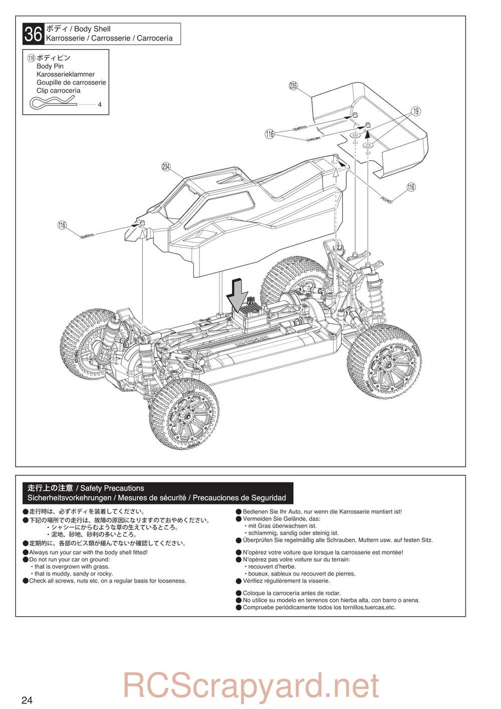 Kyosho - 30993 - Dirt-Hog - Manual - Page 24